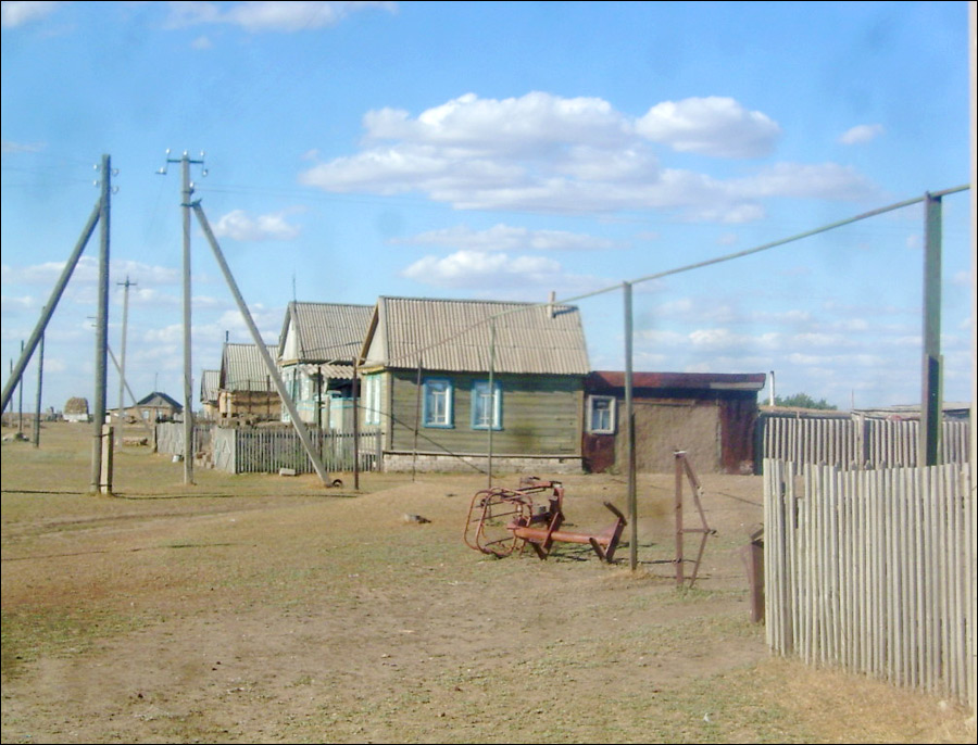 Деревня в казахстане